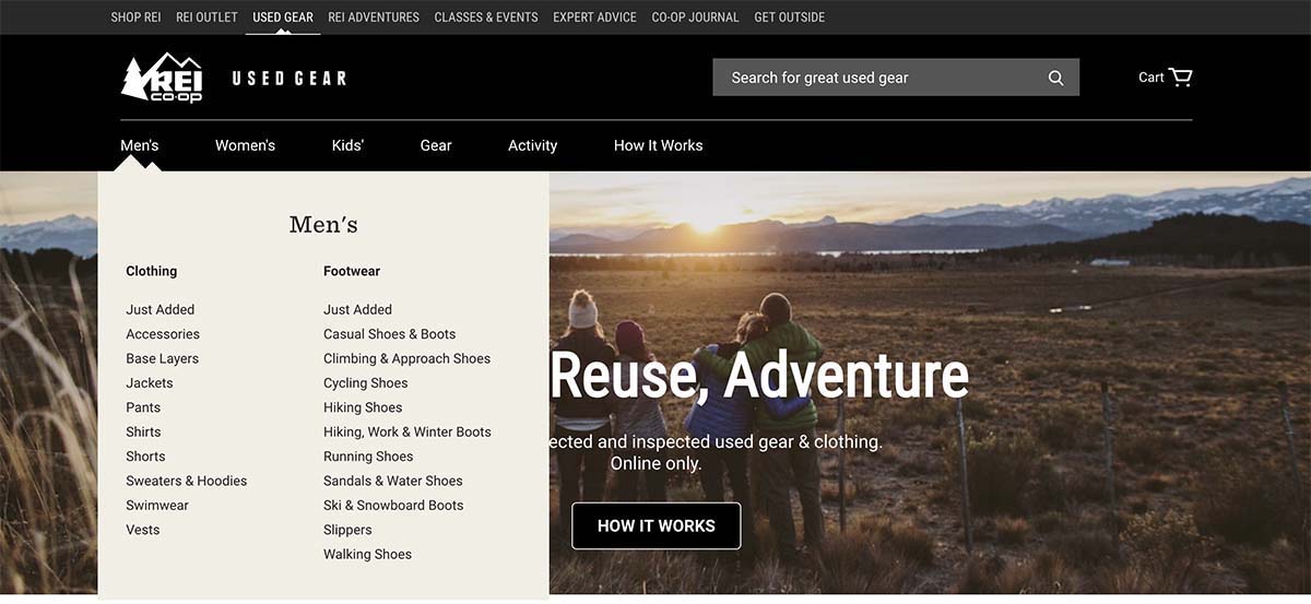 Rei used clothing deals
